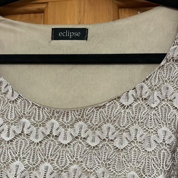 Eclipse golden/taupe women’s top - Picture 2 of 3